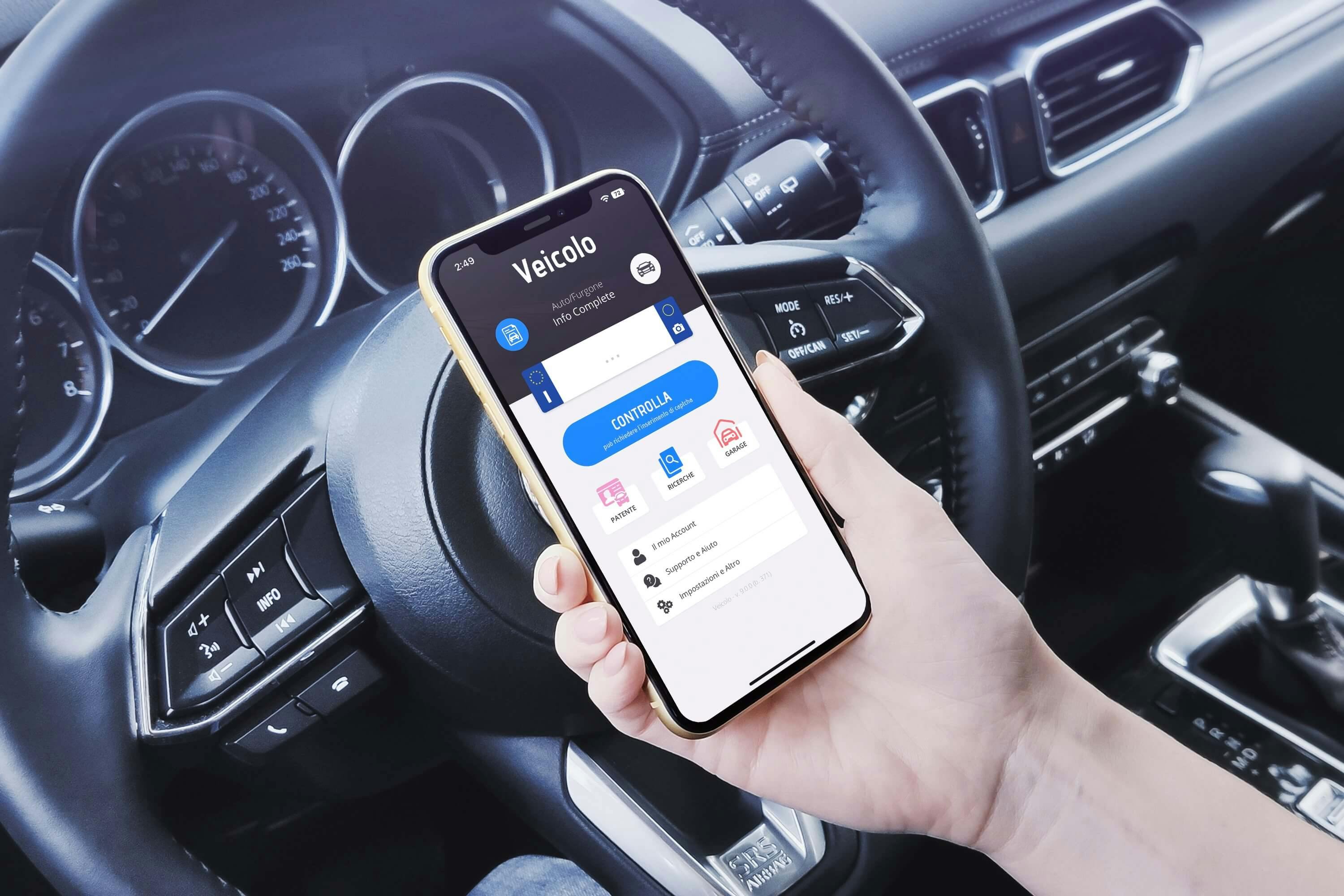 Veicolo - The app #1 in Italy to get information about a car. Downloaded more than 3 million times.